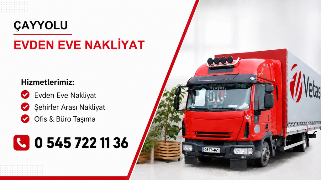 Çayyolu evden eve nakliyat