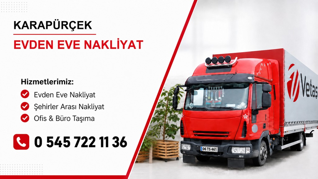 Karapürçek evden eve nakliyat