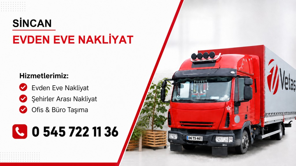 Sincan evden eve nakliyat